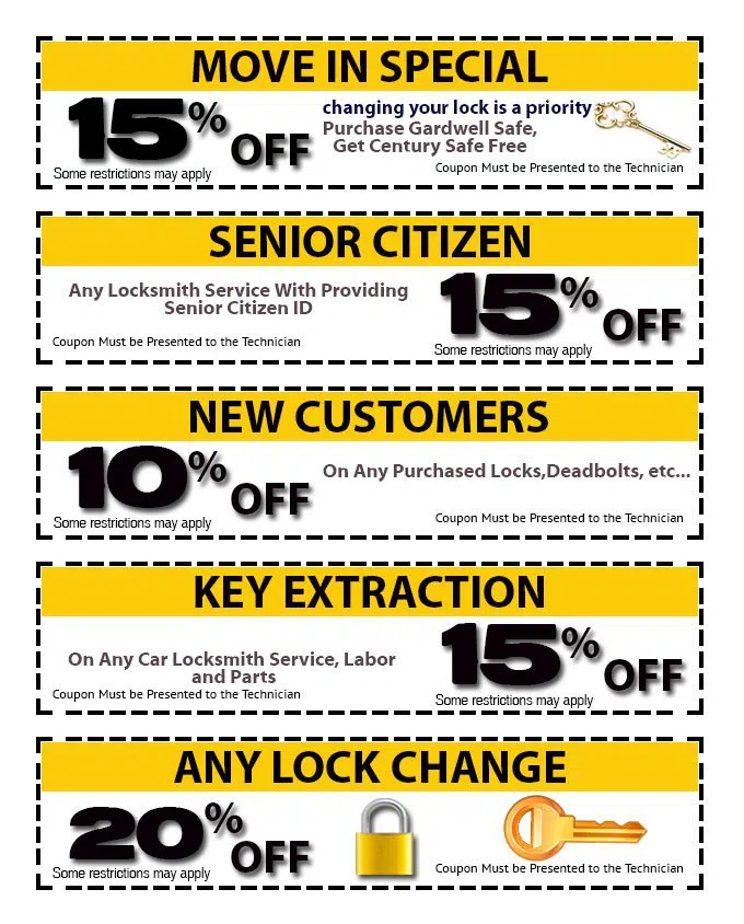Security Locksmith Services San Diego, CA 619-824-3414 - coupon-img